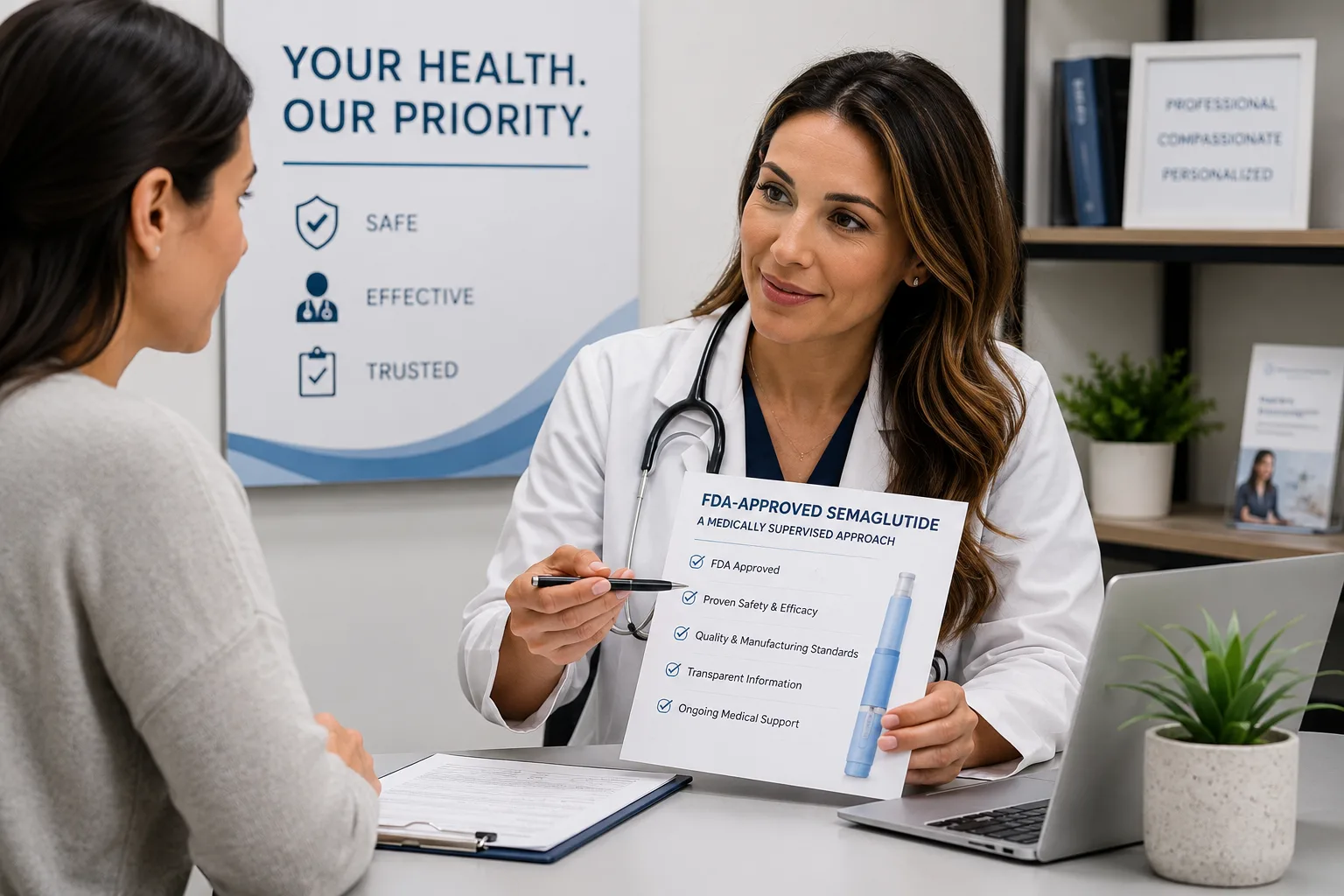 Why We Only Offer FDA-Approved Semaglutide Treatment Options